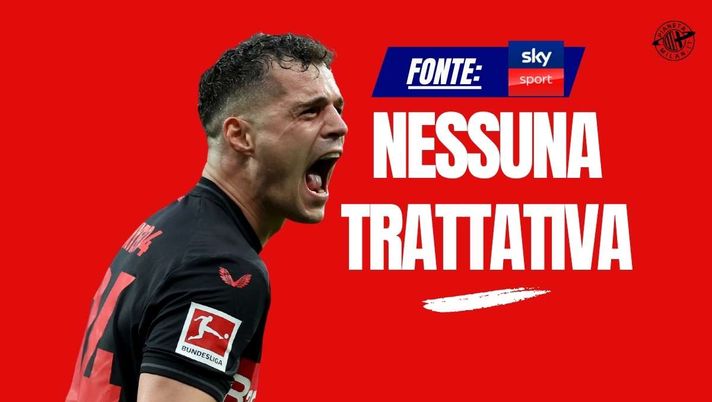 Calciomercato Milan, dalla Germania: 'Xhaka troppo costoso. Nessuna trattativa'