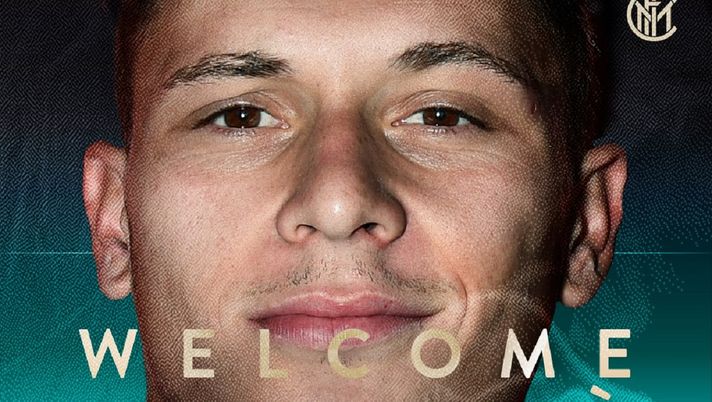 Nicolò Barella, nuovo centrocampista dell'Inter, foto inter.it Nicolò Barella, nuovo centrocampista dell'Inter, foto inter.it