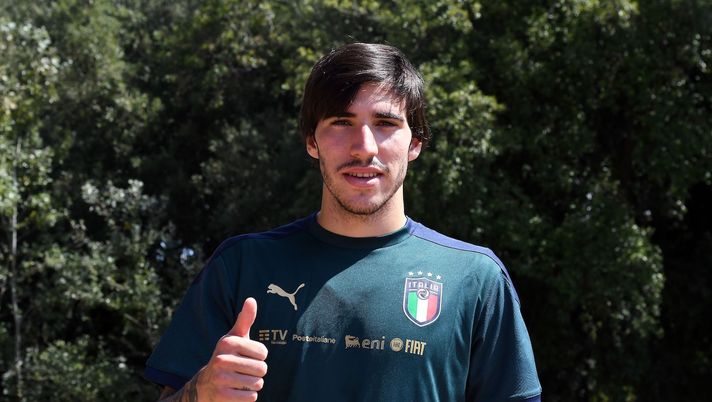 Sandro Tonali (centrocampista AC Milan) è il nuovo capitano dell'Italia Under 21 | Milan News (Getty Images) 