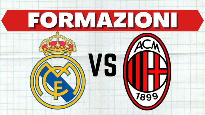 Formazioni Real Madrid-Milan: i dubbi di Ancelotti e Pioli per l&#8217;amichevole 