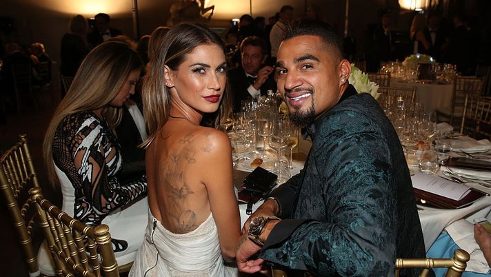 FLORENCE, ITALY - SEPTEMBER 13: German football player Kevin-Prince Boateng and his girlfriend Melissa Satta attend the Celebrity Fight Night gala at Palazzo Vecchio during 2015 Celebrity Fight Night Italy benefiting the Andrea Bocelli Foundation on September 13, 2015 in Florence, Italy. (Photo by Andrew Goodman/Getty Images for Celebrity Fight Night) FLORENCE, ITALY - SEPTEMBER 13: German football player Kevin-Prince Boateng and his girlfriend Melissa Satta attend the Celebrity Fight Night gala at Palazzo Vecchio during 2015 Celebrity Fight Night Italy benefiting the Andrea Bocelli Foundation on September 13, 2015 in Florence, Italy. (Photo by Andrew Goodman/Getty Images for Celebrity Fight Night)