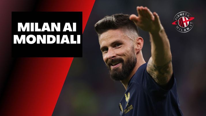 Olivier Giroud AC Milan Francia-Polonia 3-1 Mondiali Qatar 2022