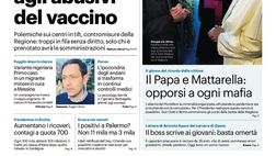 Prima Pagina, Giornale di Sicilia: “Code infinite, è caccia agli abusivi del vaccino. Polemiche sui centri in tilt”