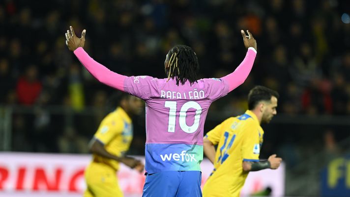 Rafael Leao AC Milan Frosinone-Milan 2-3 Serie A 2023-2024