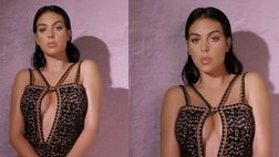 VIDEO / Georgina Rodriguez, lo shooting per la nuova campagna di costumi è una bomba