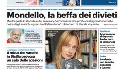 Prima Pagina, Giornale di Sicilia: “Mondello, la beffa dei divieti. Francia-Germania come una finale”