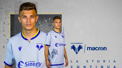 Maglie Verona, la terza 2020-2021 è grigia