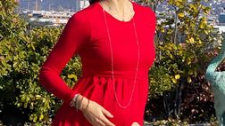 SOCIAL / La buona domenica di Laura Barriales: pancione in bella vista al sole di Lugano