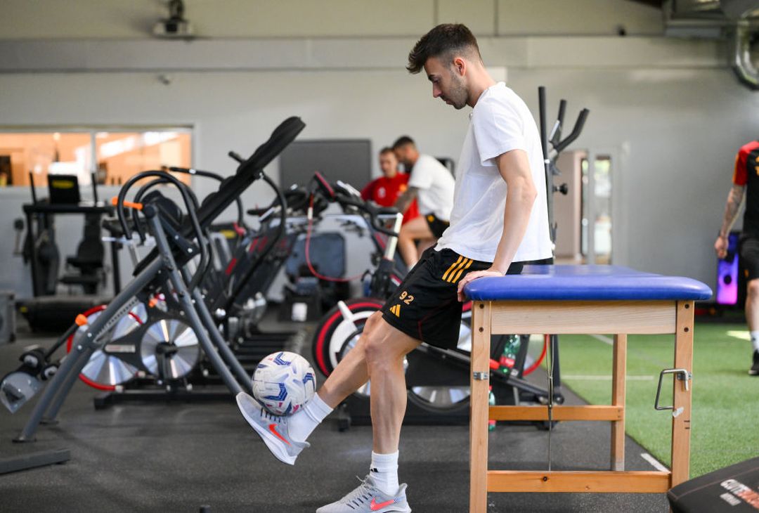 Roma, la ripresa degli allenamenti: torna Abraham in gruppo – FOTO GALLERY - immagine 13