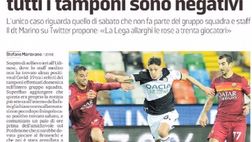 MV: “Udinese, sospiro di sollievo: tutti i tamponi sono negativi”