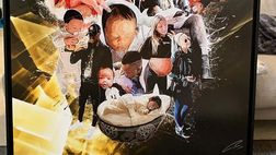 FOTO – Il nuovo murales in casa Fernandes: la famiglia del viola al completo