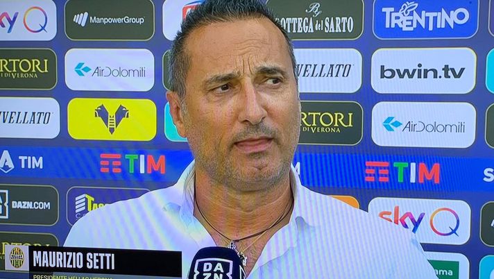 Verona, Setti sicuro: “Scudetto? Napoli campione, poi Milan e Inter” Verona Setti