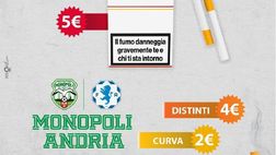In Puglia il derby “anti-fumo”: Monopoli, il posto stadio costa meno di una sigaretta…