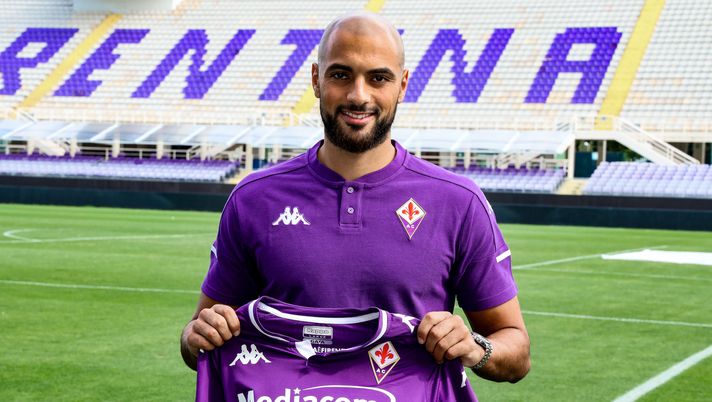 GERMOGLI PH: 11 SETTEMBRE  2020 FIRENZE STADIO ARTEMIO FRANCHI  PRESENTAZIONE DEL NUOVO GIOCATORE DELLA FIORENTINA AMRABAT SOFYAN 