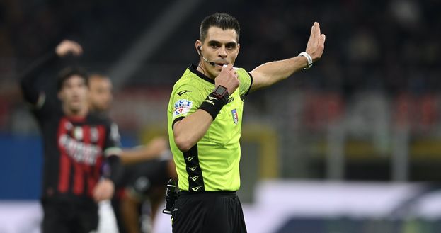 Simone Sozza arbitro Milan-Fiorentina 2-1 Serie A 2022-2023
