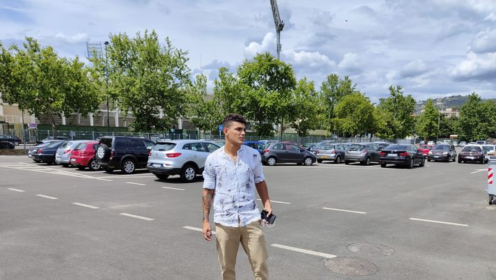 FOTO VN – Spalluto al centro sportivo, tutto fatto per il passaggio al Gubbio 