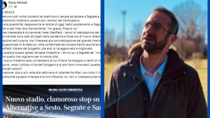 Nuovo stadio, tra le ipotesi Segrate. Il sindaco: “No, grazie. Non ci interessa” - immagine 1