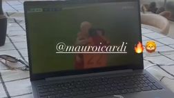 VIDEO / Wanda-Icardi, è ancora amore: la Nara si gode così il gol di Mauro