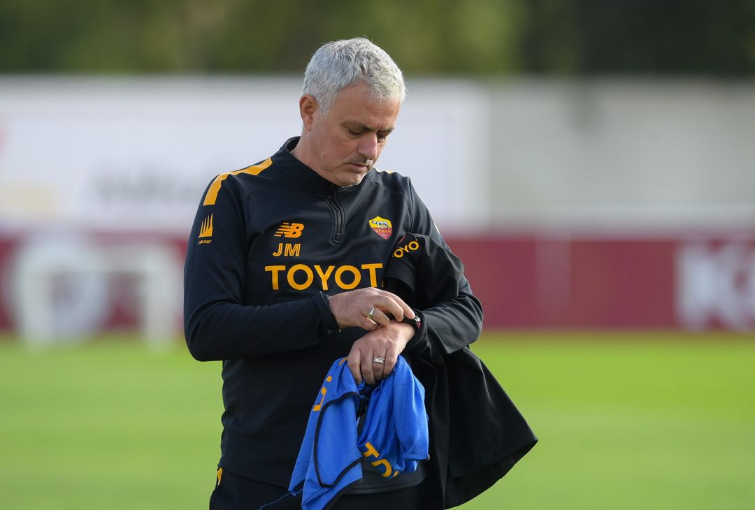 Roma, l’allenamento ad Albufeira sotto gli occhi di Mourinho e Pinto – FOTO GALLERY - immagine 26