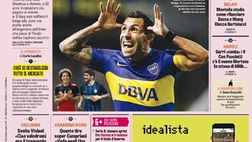 EDICOLA / GdS: Sindrome cinese: Tevez, 38 mln all’anno. Cannavaro tenta Banega