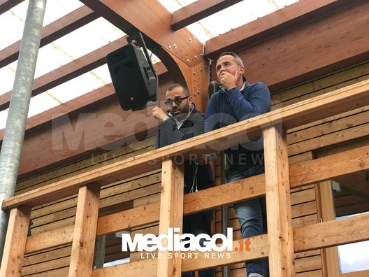 Francesco Caliandro, agente Fabrizio Alastra e Gennaro Ruggiero alla SportArena di Bad Kleinkirchheim Francesco Caliandro, agente Fabrizio Alastra e Gennaro Ruggiero alla SportArena di Bad Kleinkirchheim