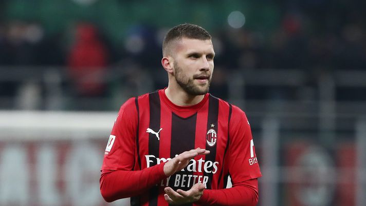 Ante Rebic AC Milan derby Milan-Inter 0-0 Coppa Italia 2021-2022