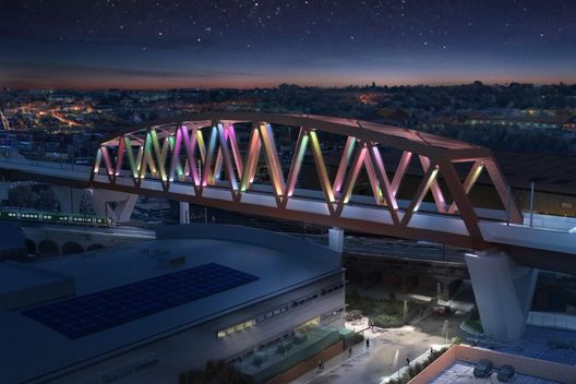 'Bellingham Bridge' sarà illuminato dopo il tramonto Birmingham, il ponte ferroviario dedicato a Jude: il “Bellingham Bridge”- immagine 3