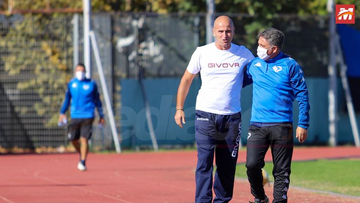 Allenatore Giovanni Bucaro (AS Bisceglie) e Allenatore Roberto Boscaglia (Palermo FC)  Bucaro