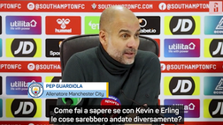 VIDEO Manchester City, Haaland e De Bruyne in panchina? Guardiola risponde stizzito