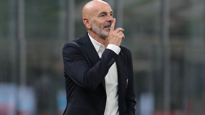 Stefano Pioli (allenatore AC Milan) durante Milan-Bodø/Glimt 3-2 (Europa League 2020-2021) | AC Milan News (Getty Images) 