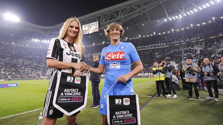 Sabato era con la Hunziker allo Stadium per Juve-Napoli: “Tifo Palermo, ringrazio Zamparini per due motivi” 