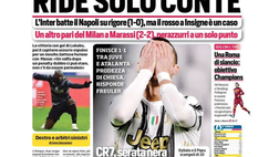 La prima pagina de Il Corriere dello Sport
