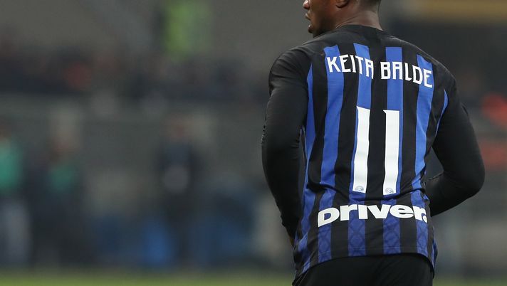 MILAN, ITALY - DECEMBER 15:  Balte Keita of FC Internazionale looks on during the Serie A match between FC Internazionale and Udinese at Stadio Giuseppe Meazza on December 16, 2018 in Milan, Italy.  (Photo by Marco Luzzani - Inter/Inter via Getty Images) 