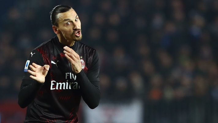 Zlatan Ibrahimovic, attaccante del Milan (credits: GETTY Images) 