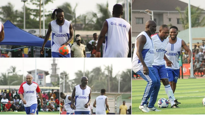 Chi si rivede! Jay Jay Okocha, Diouf e Adebayor in campo con Weah per beneficenza in Liberia - immagine 1