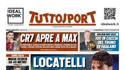 Prima Pagina, Tuttosport: “Locatelli vota Italia e Juve. CR7 apre a Max”
