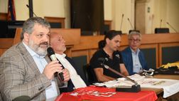 Petrarca, la squadra sfila a Palazzo Moroni prima del debutto in campionato