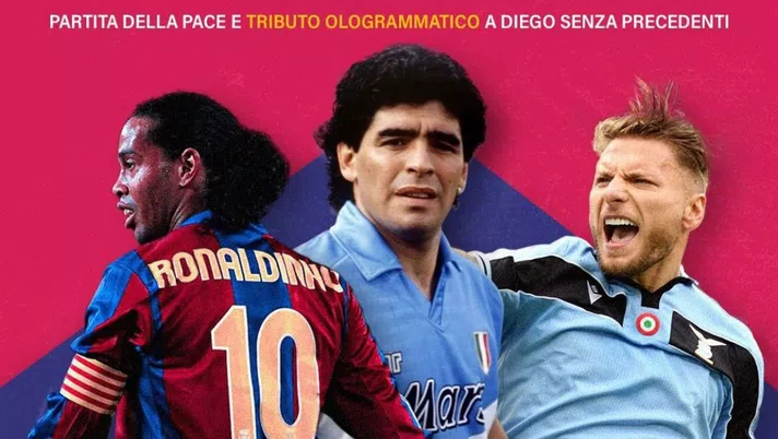 La Partita della Pace torna all’Olimpico il 14 novembre con un tributo a Maradona - immagine 1