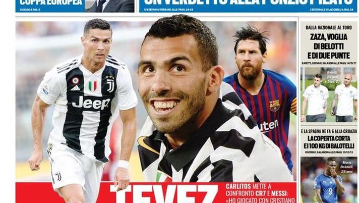 Prima Pagina, Tuttosport: “Nasce la terza competizione europea. Serie B, un verdetto alla Ponzio Pilato…” Prima Pagina, Tuttosport: “Nasce la terza competizione europea. Serie B, un verdetto alla Ponzio Pilato…”