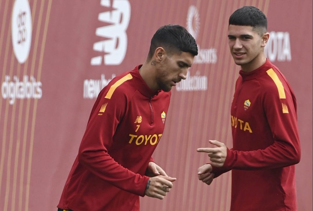 Roma, Pellegrini si allena in gruppo. Dybala a parte – FOTO GALLERY - immagine 15