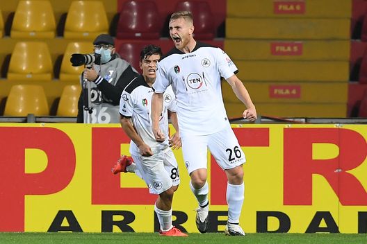 Tommaso Pobega, centrocampista del Milan in prestito allo Spezia Tommaso Pobega, centrocampista del Milan in prestito allo Spezia