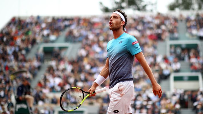 Marco Cecchinato, grande tifoso del Milan, Getty Images 