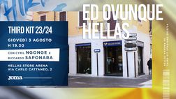 Terza maglia Hellas, giovedì la presentazione