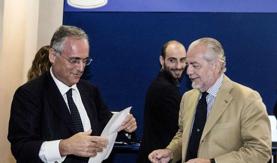 Claudio Lotito e Aurelio De Laurentiis Claudio Lotito e Aurelio De Laurentiis