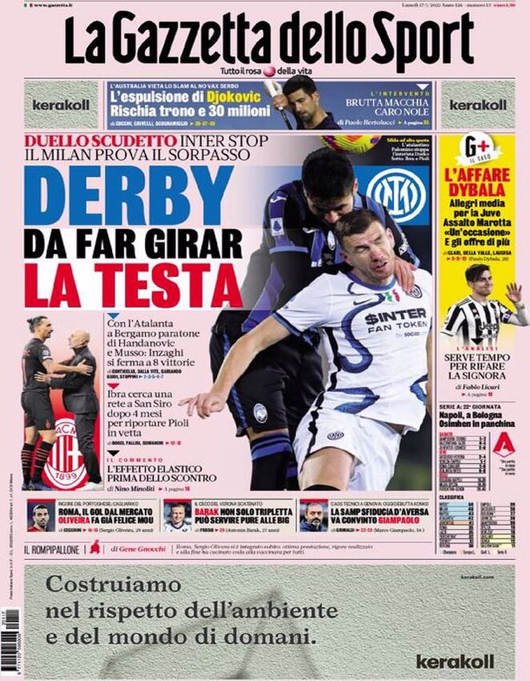 BUONGIORNO CITTACELESTE – LE PRIME PAGINE DEI PRINCIPALI QUOTIDIANI SPORTIVI – GUARDA - immagine 1