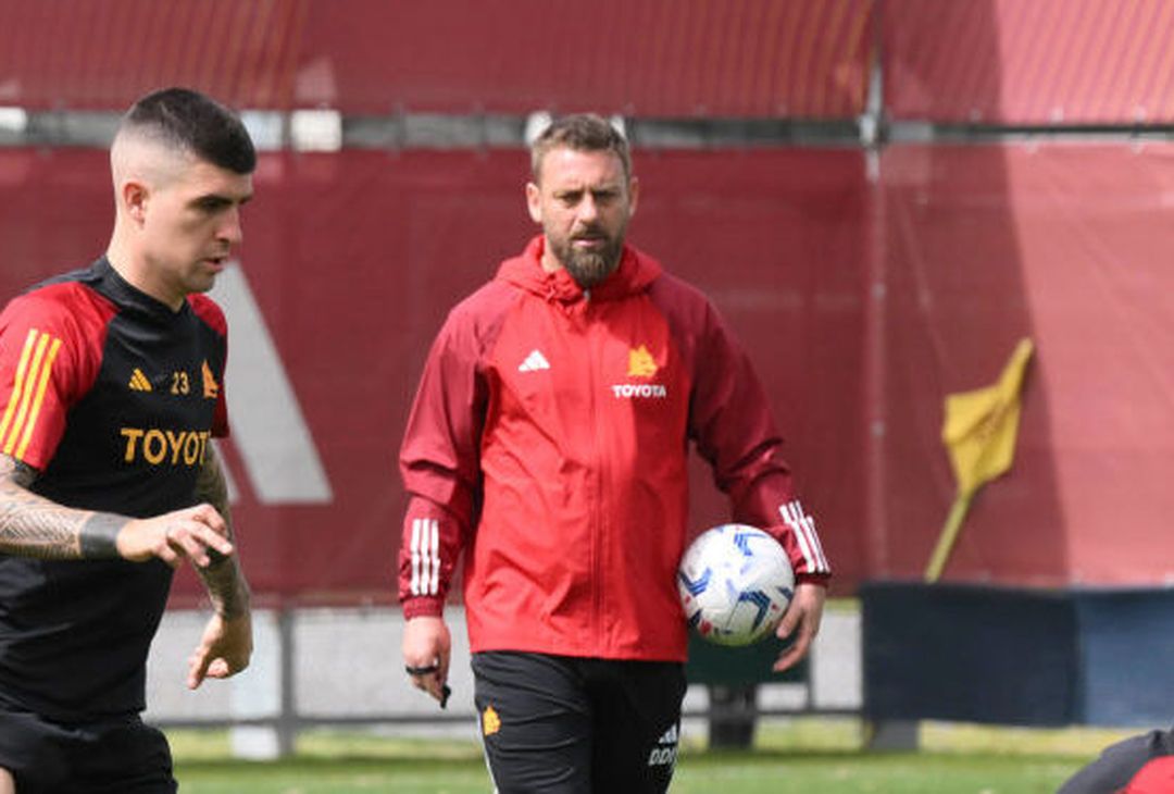 Roma, l’allenamento a due giorni dal Lecce: c’è Dybala – FOTO GALLERY - immagine 20