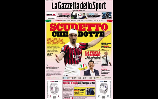 Prima Pagina, La Gazzetta dello Sport: “Scudetto che botte. Giroud e Ibra non…” Prima Pagina