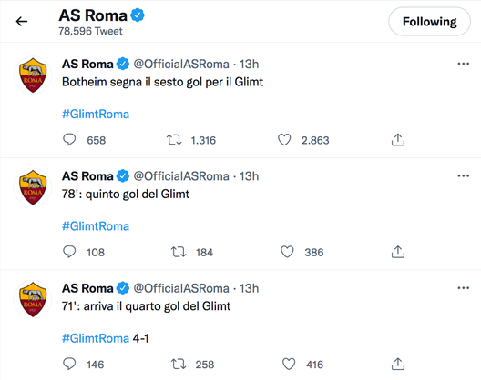 Bodo-Roma, si blocca il social media manager: dopo il 4-1 sparisce il risultato- immagine 2