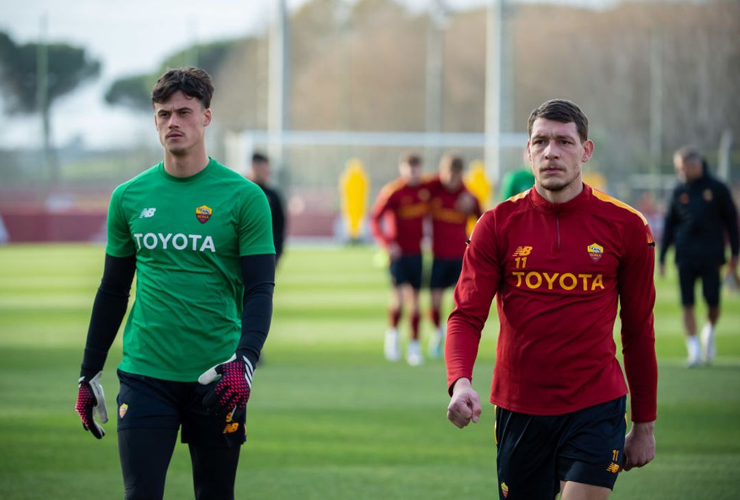 Roma, la rifinitura a Trigoria in vista della Real Sociedad – FOTO GALLERY - immagine 7