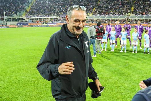 GERMOGLI PH: 10 OTTOBRE 2022 FIRENZE STADIO ARTEMIO FRANCHI SERIE A FIORENTINA VS LAZIO NELLA FOTO SARRI sarri immobile